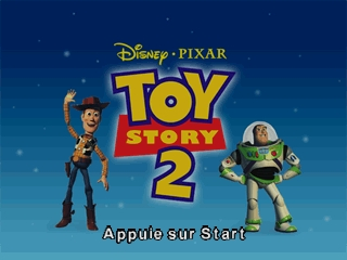 Toy Story 2 title screen for Nintendo 64